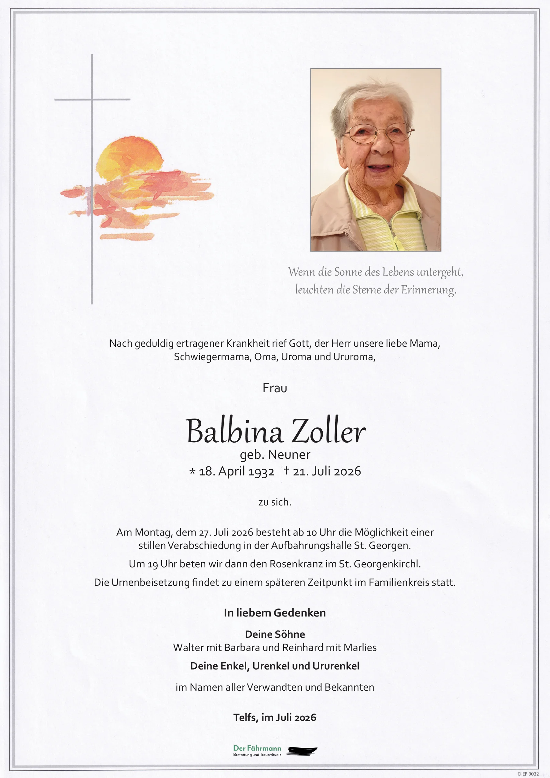 Parte Balbina Zoller