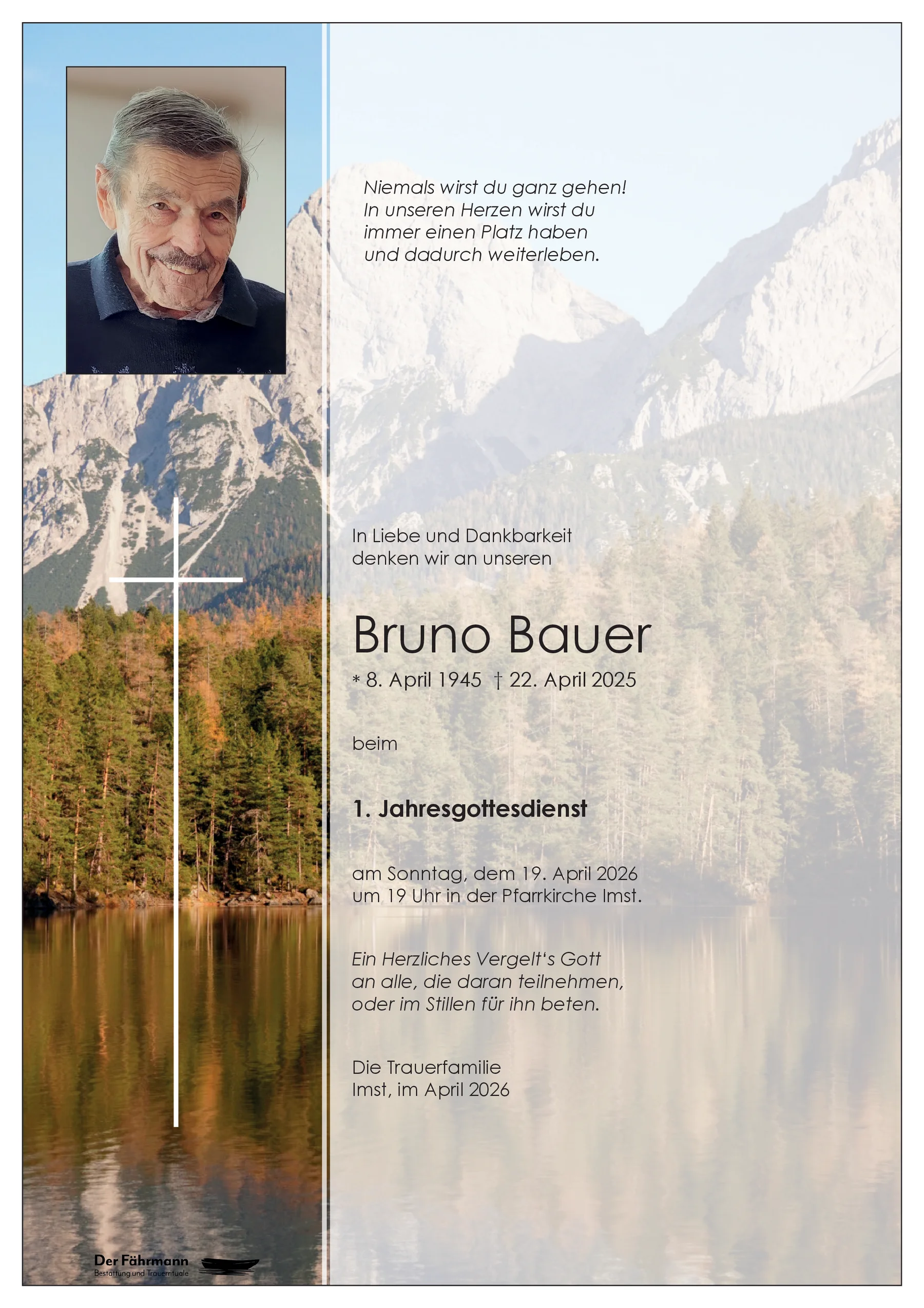 1. Jahrtag Bruno Bauer